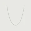 1.4mm Cuban Chain | Silver -Oliver Cabell 1.4mmCubanChainSilver