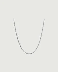 2mm Cuban Chain | Silver