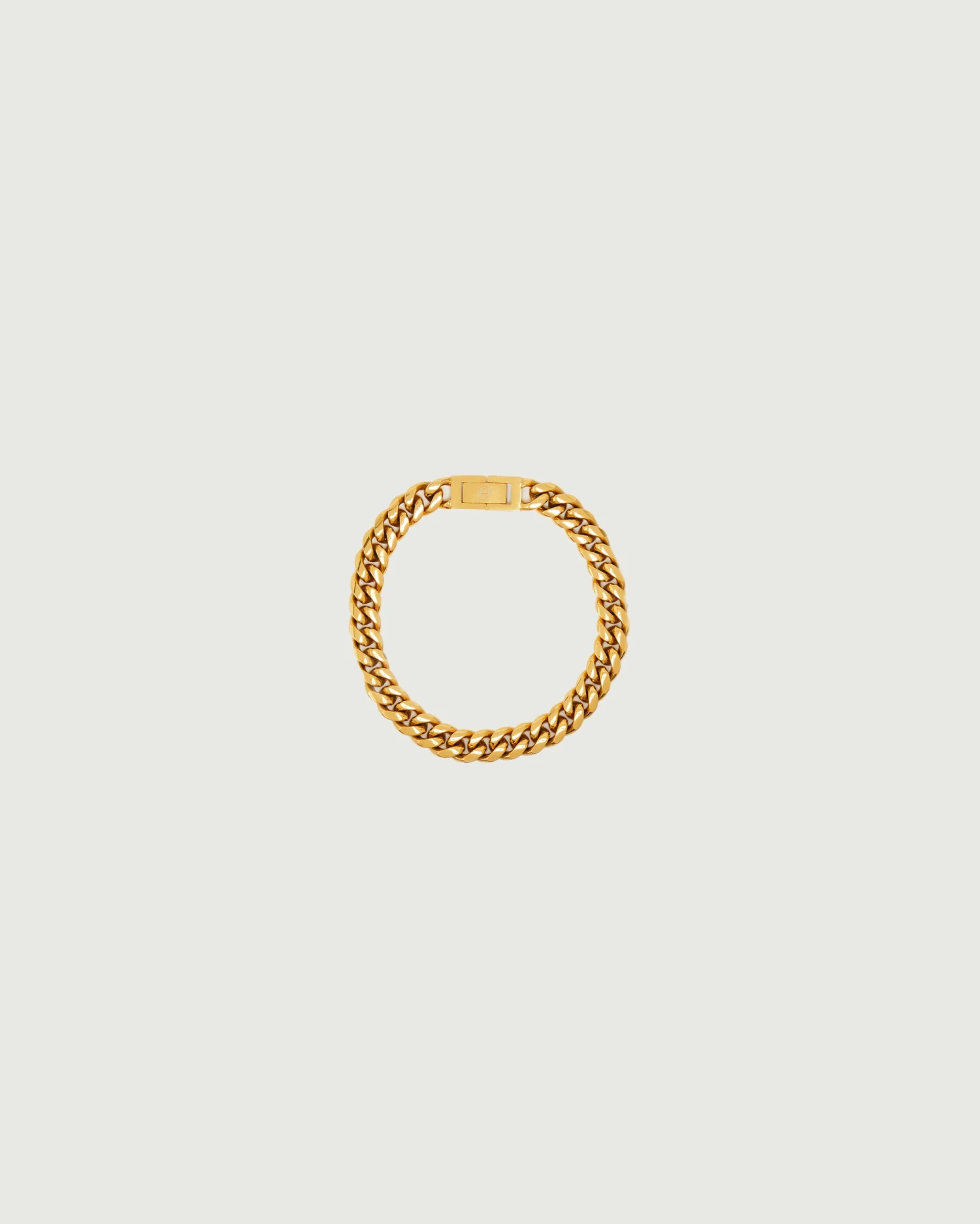 8mm Cuban Chain Bracelet | Gold 3 8mm Cuban Chain Bracelet | Gold