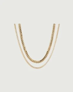 Cuban Chain Set | Gold
