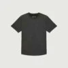 Curved Hem Tee | Charcoal