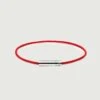 Fern Cord Bracelet | Red -Oliver Cabell FernCordBraceletRed