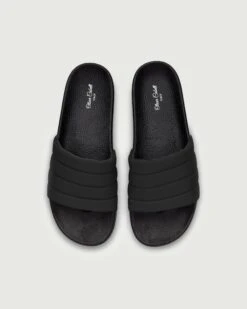 Vegan Slides | Black -Oliver Cabell Teal Slide Top R1 black