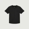 Curved Hem Tee | Black