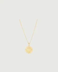Compass Pendant Necklace | Gold