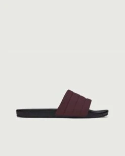 Vegan Slides | Burgundy